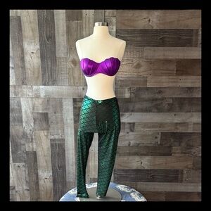 Mermaid costume medium tropical seashell Halloween party cosplay mermaidcore